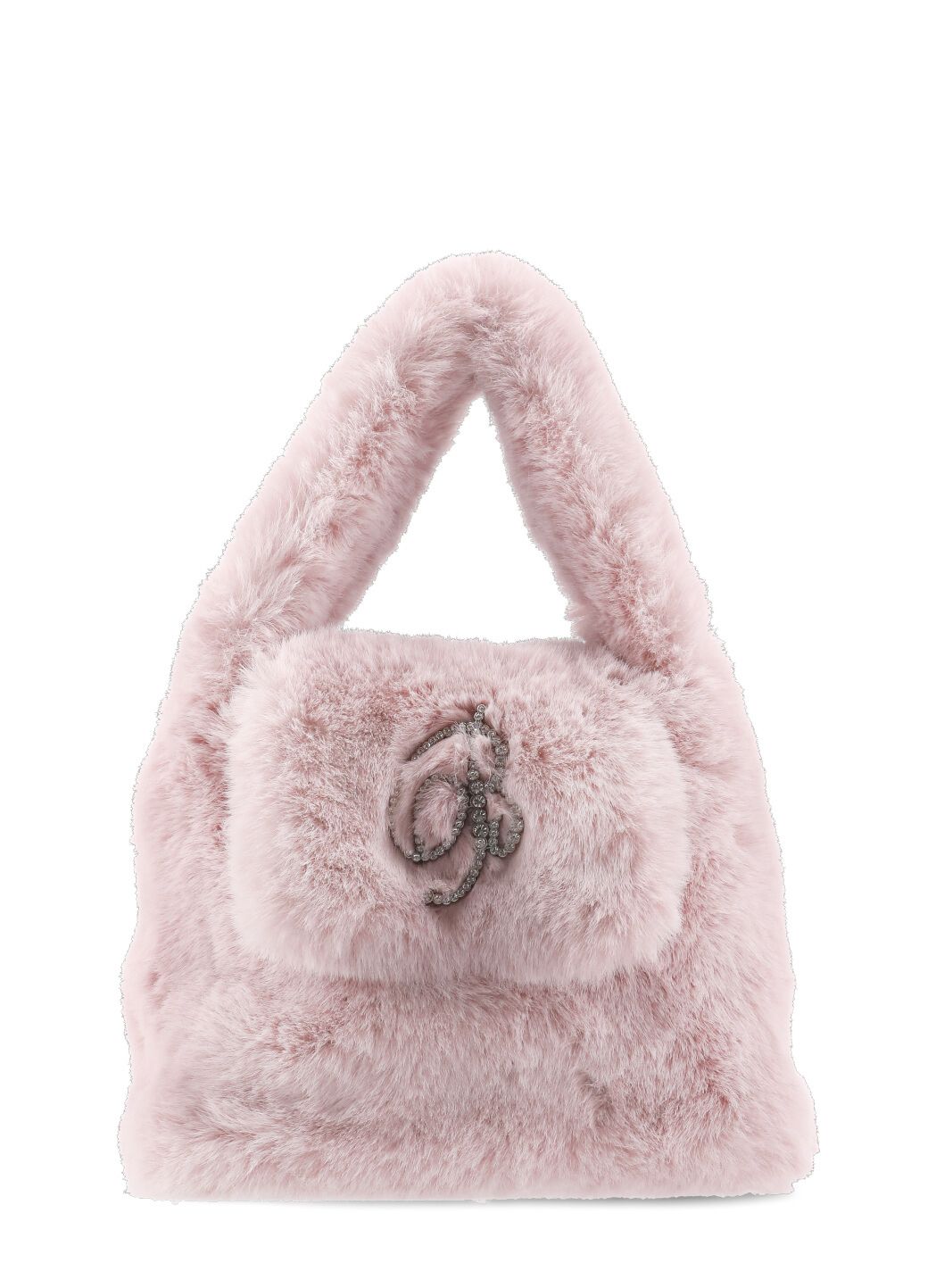 Blumarine Pink Eco-fur Shoulder Bag