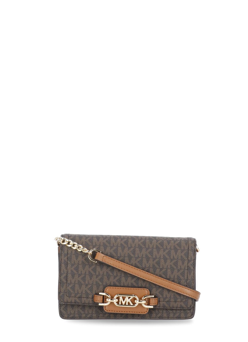 Michael Kors Heather Large Shoulder Bag in Brown/Acorn