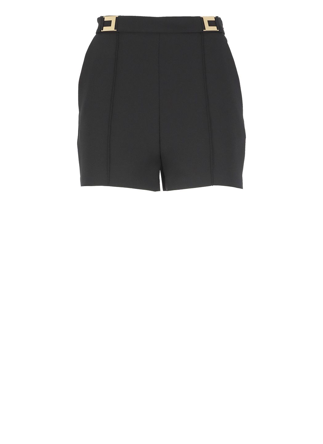 Black clearance crepe shorts