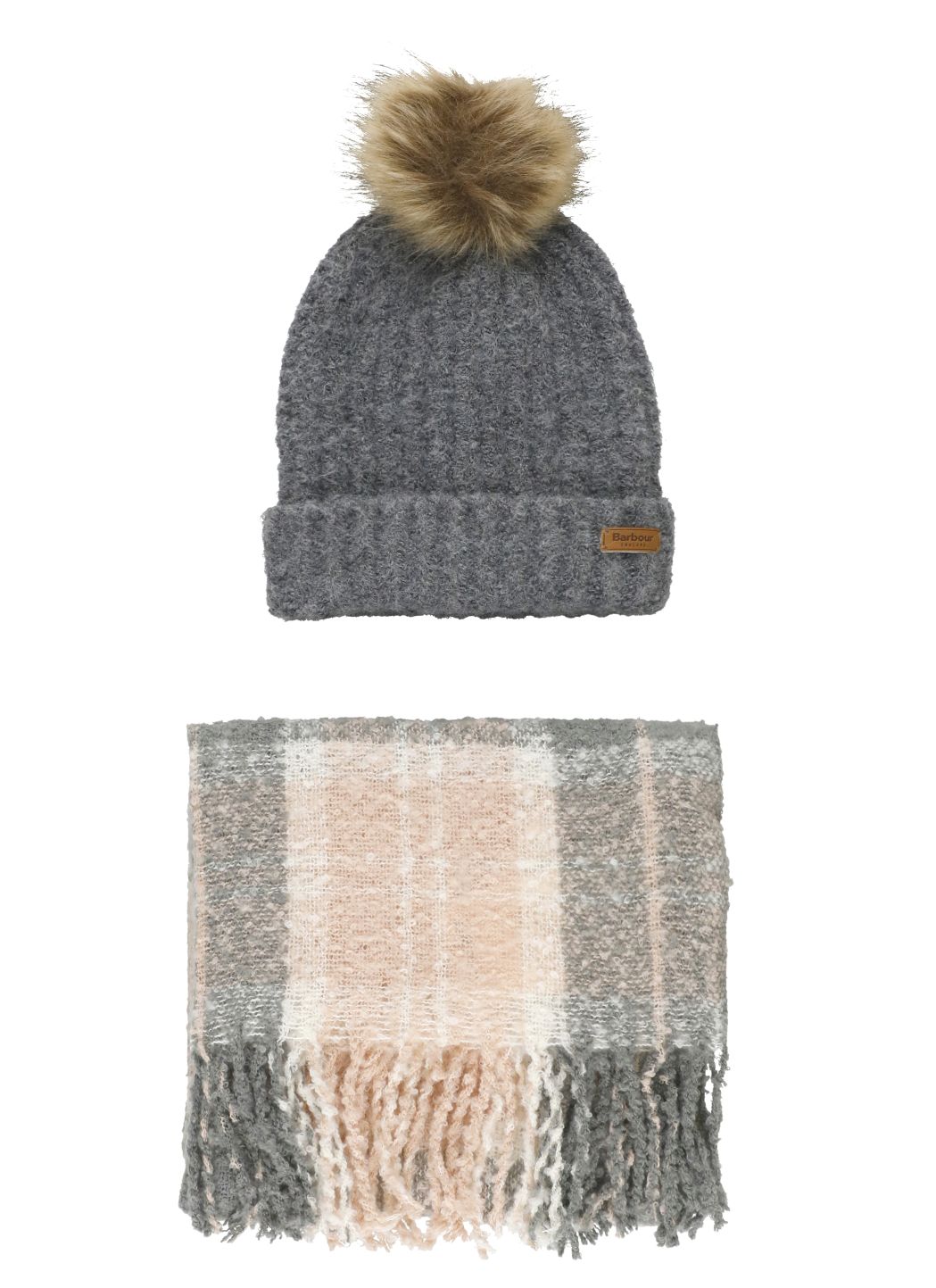 Saltburn beanie and scarf