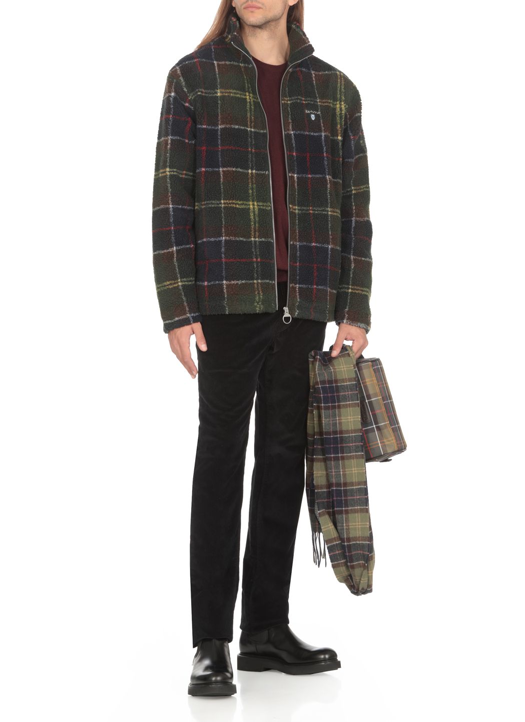 Jacket with Tartan pattern