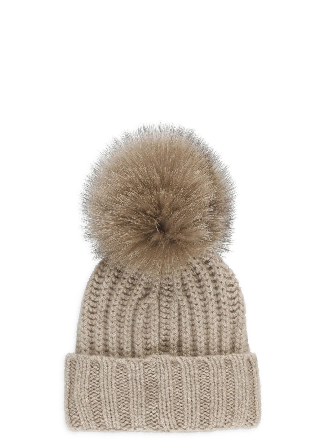 Cashmere beanie cap