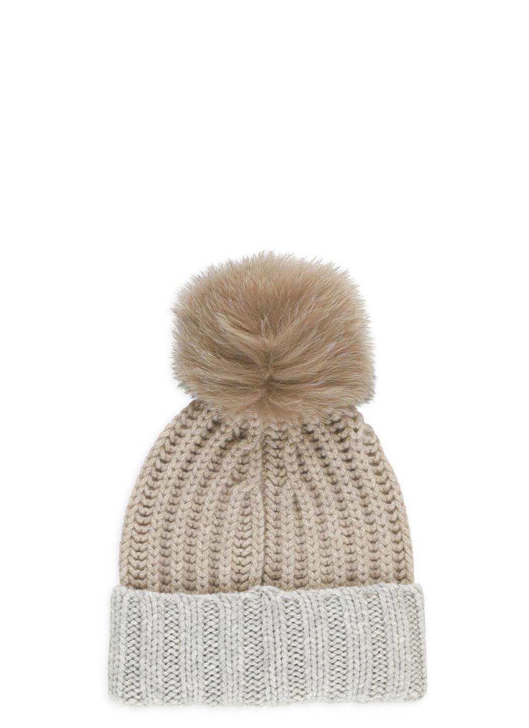 Cashmere beanie cap