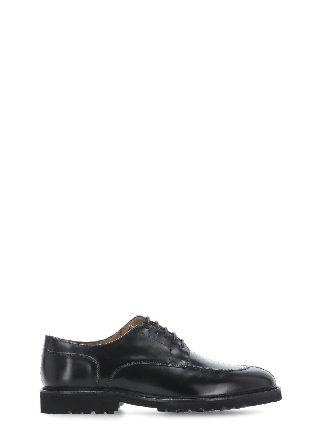 Smooth leather lace-up shoes