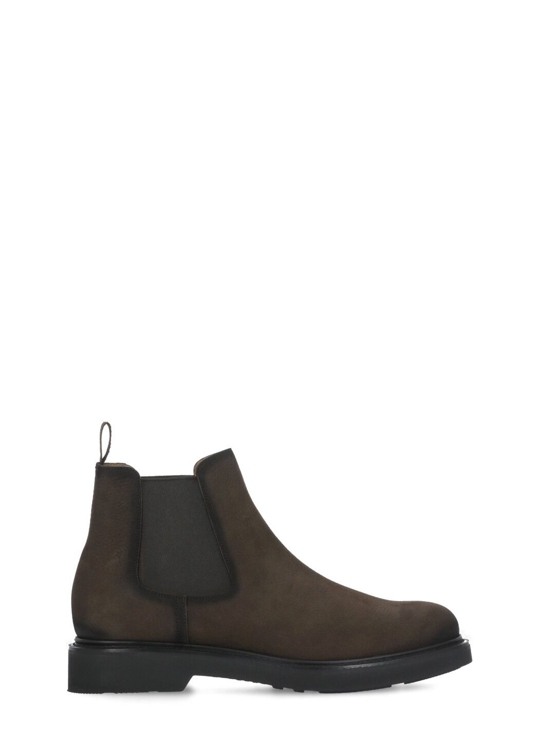 Smooth leather ankle boots