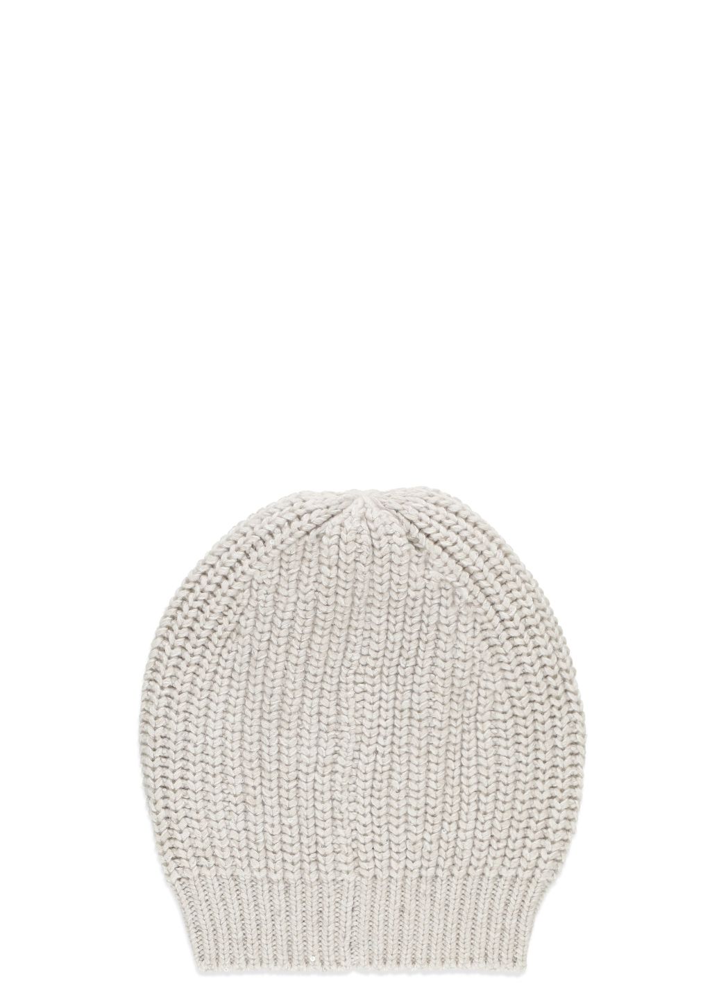 Cashmere and silk beanie cap