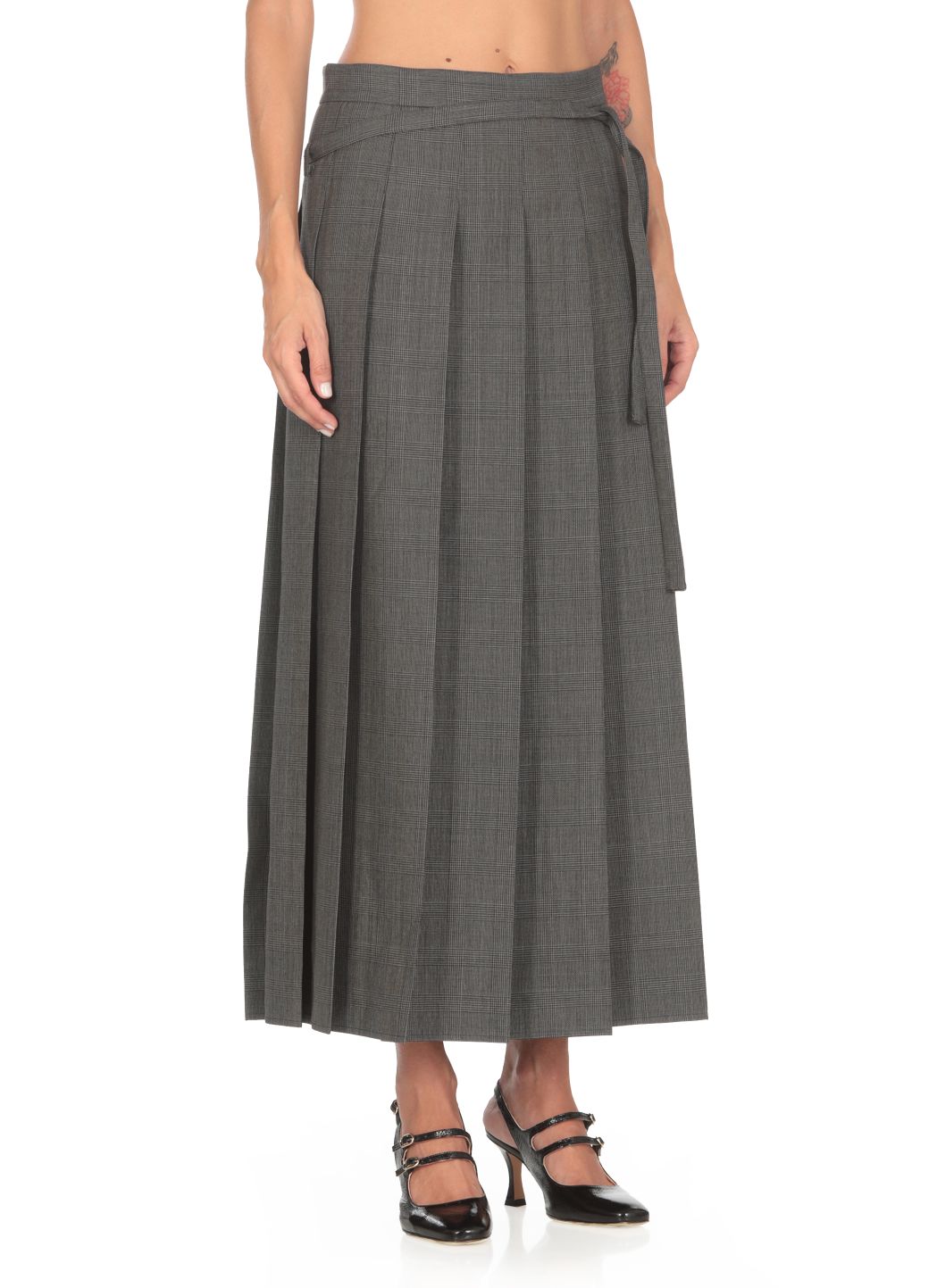 Virgin wool skirt