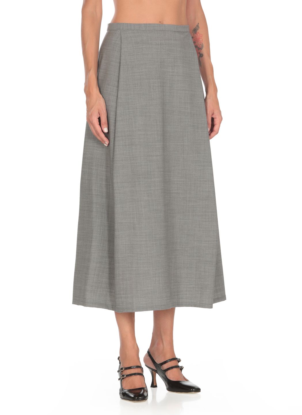 Virgin wool skirt