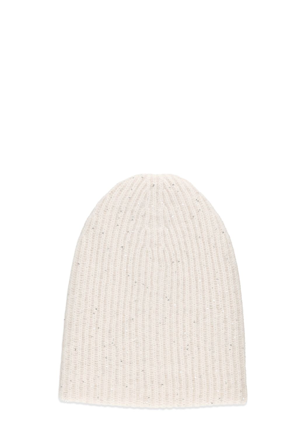 Cashmere and wool beanie cap