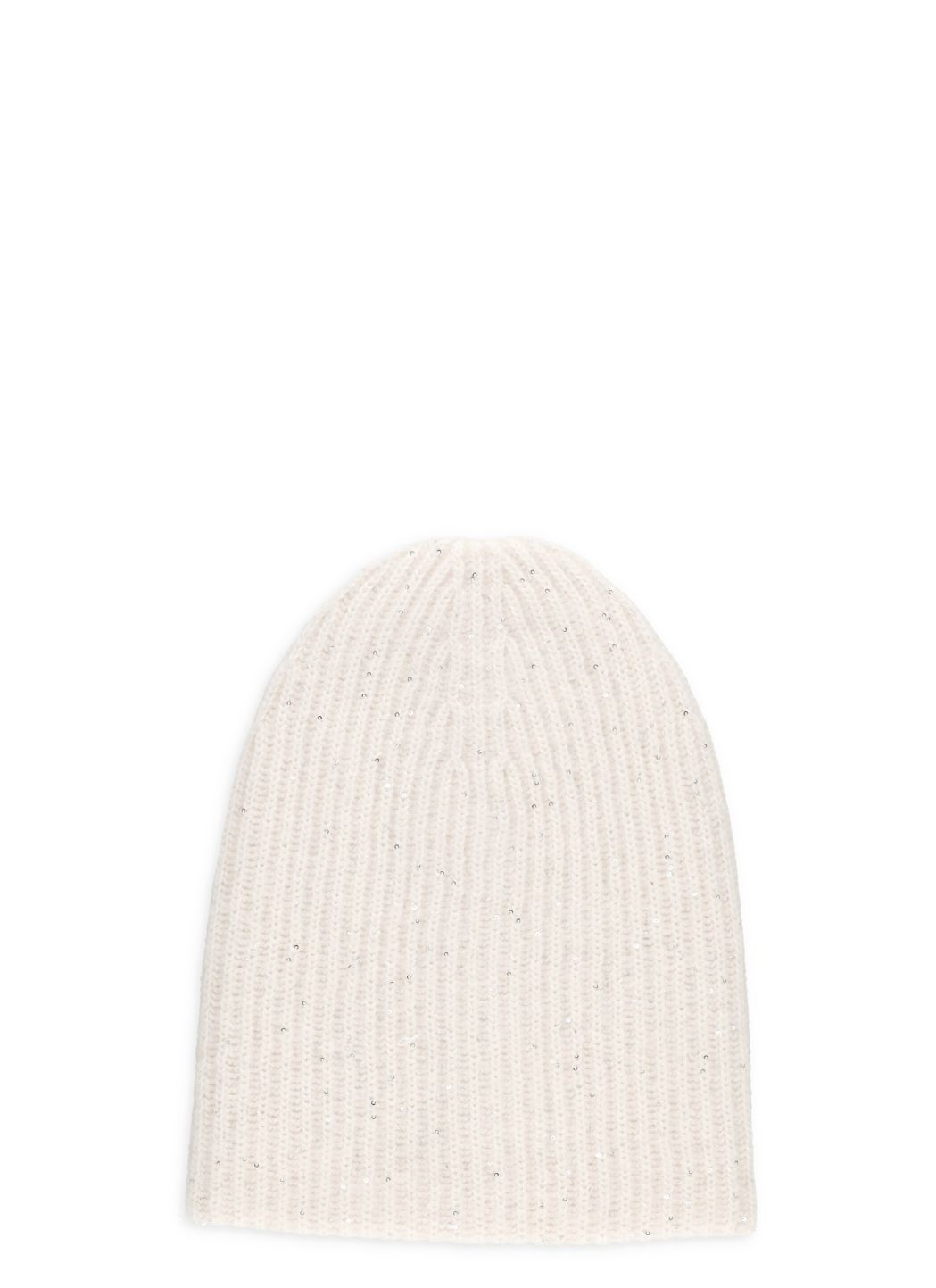 Cashmere and wool beanie cap