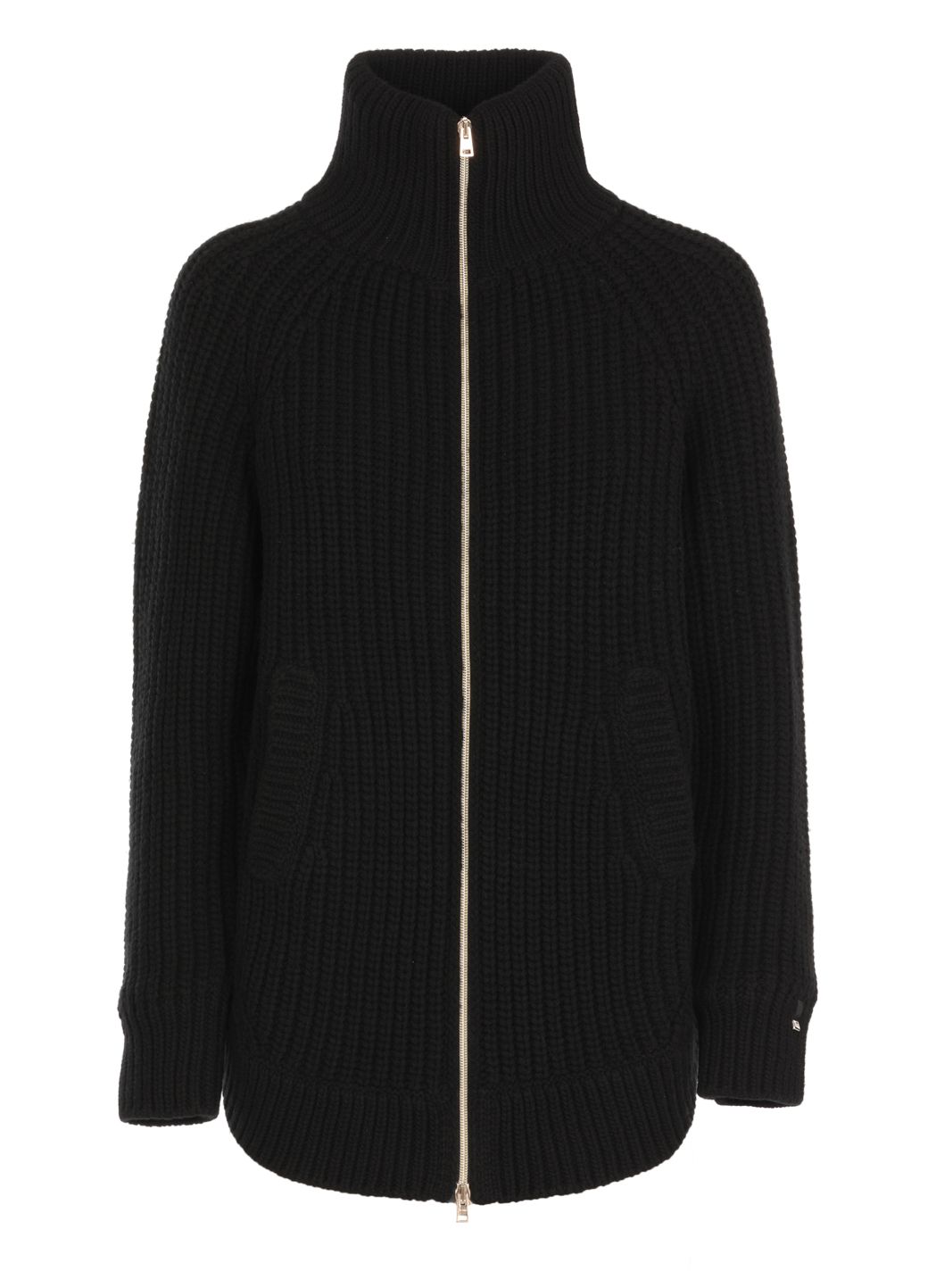 Wool knit jacket