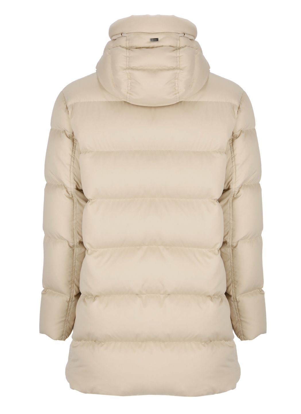 Quilted down jacket