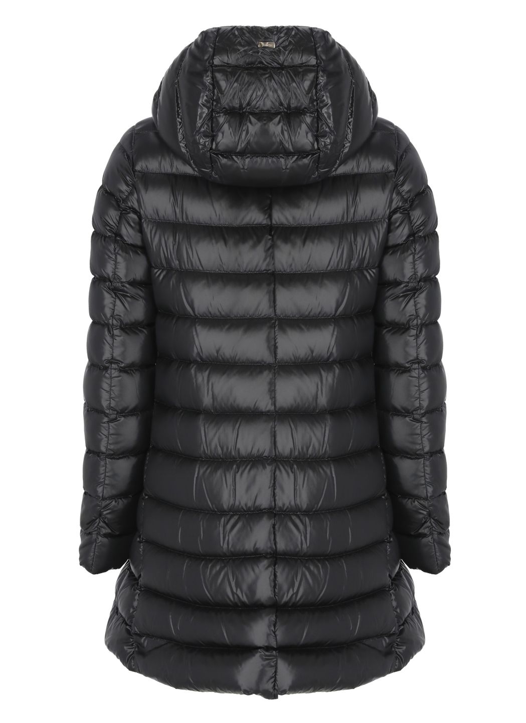 Padded and quilted down jacket