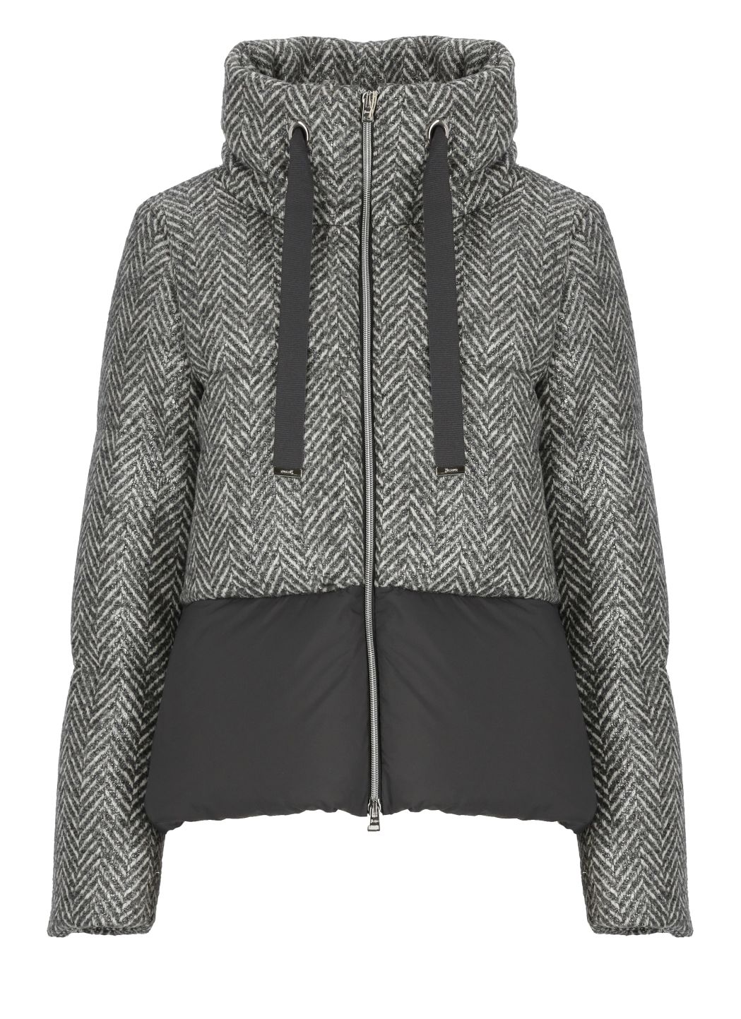 Fabric down jacket