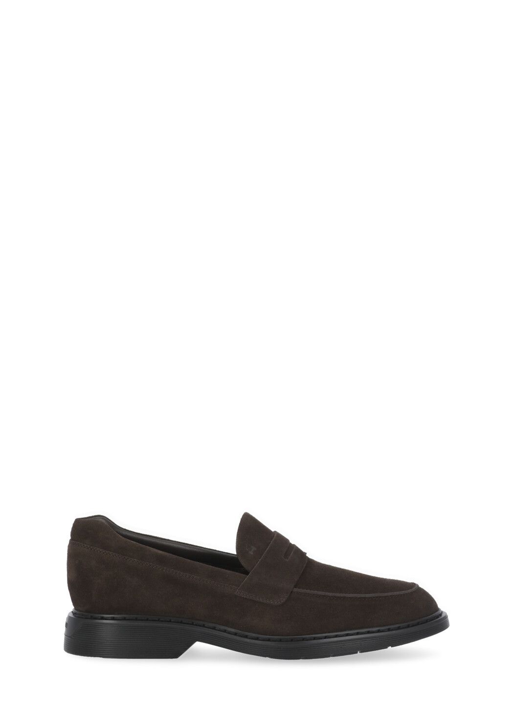 Suede leather loafers