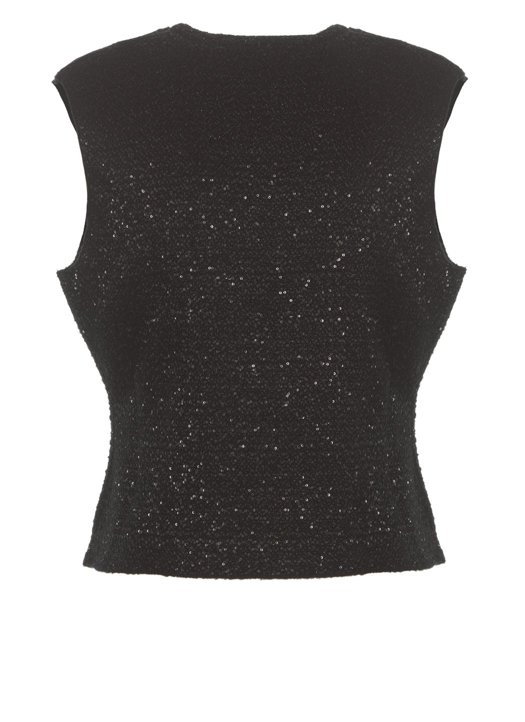 Vest with paillettes