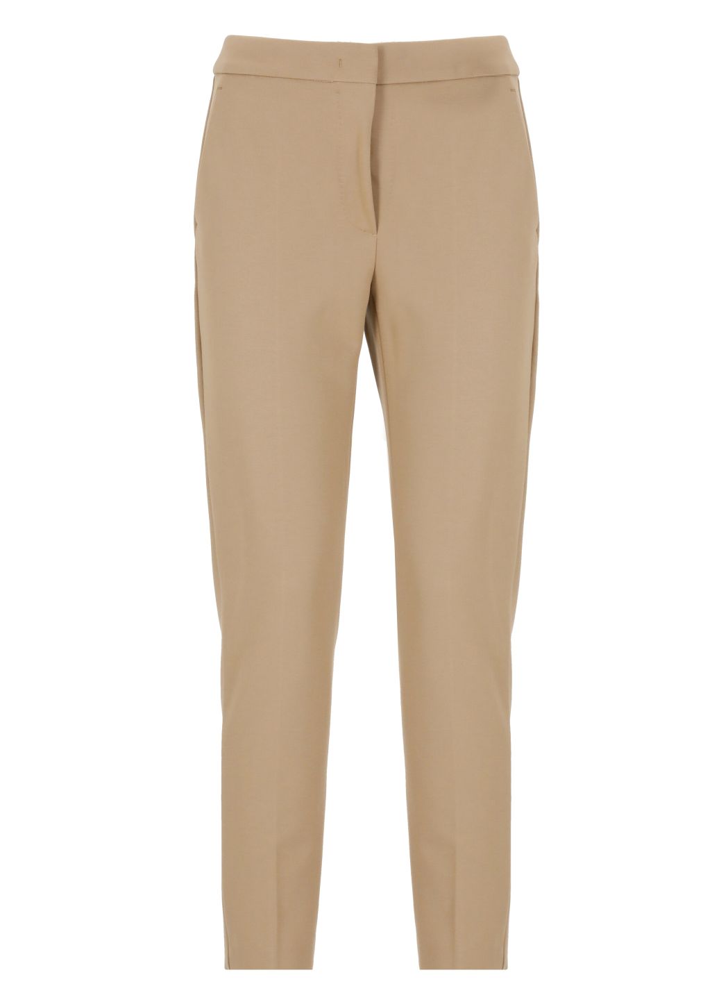 Viscose cropped trousers