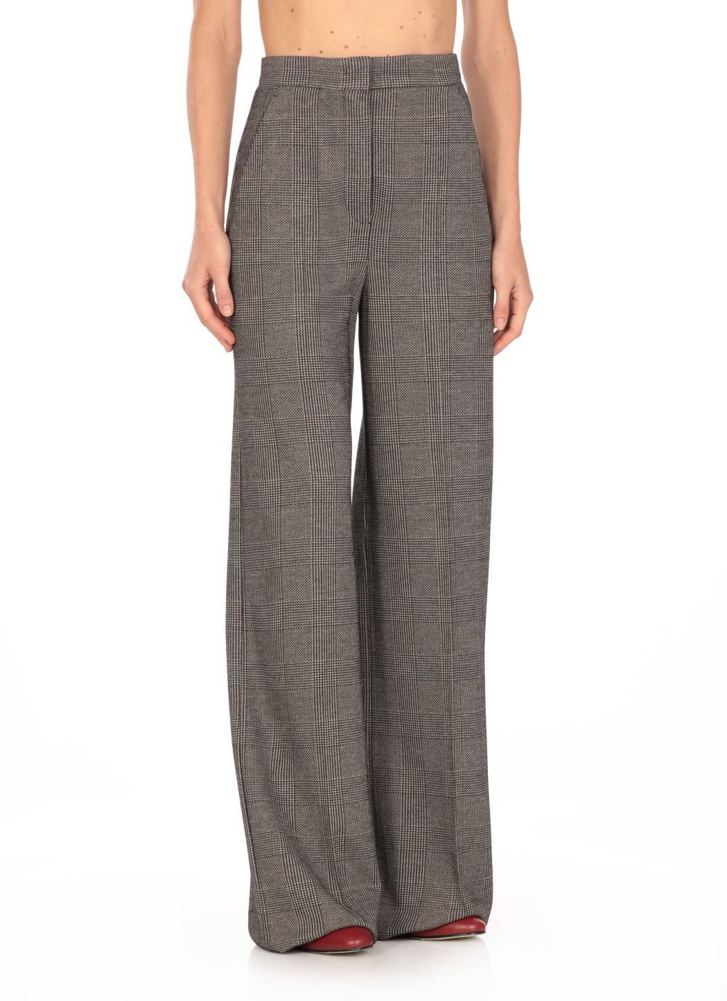 Wool blend pants