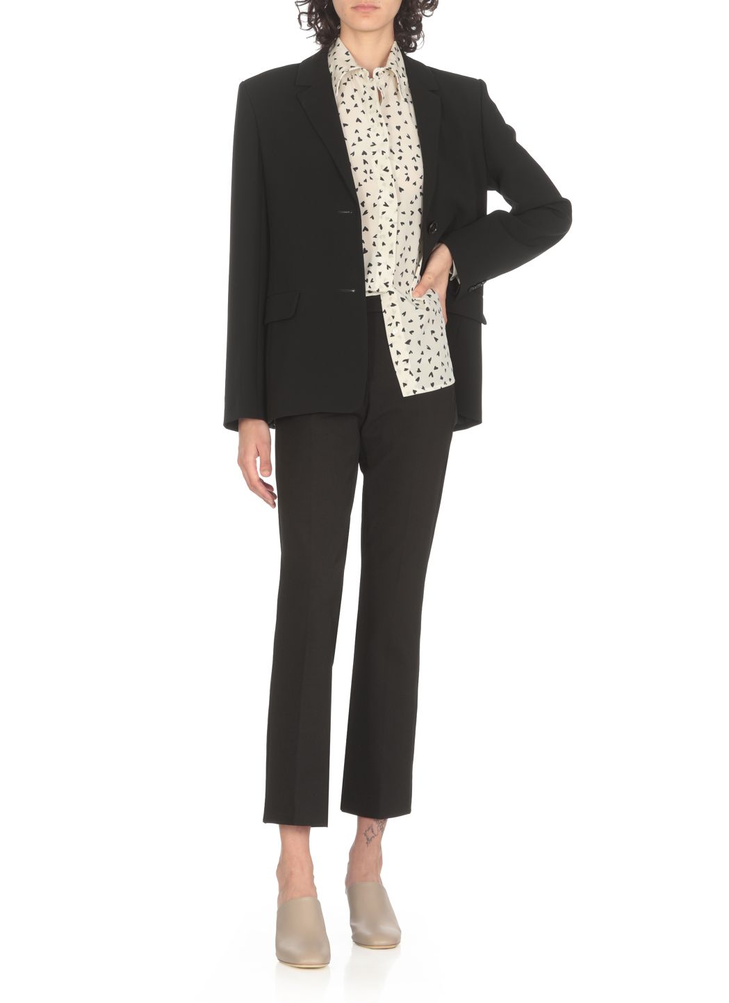 Stretch fabric blazer