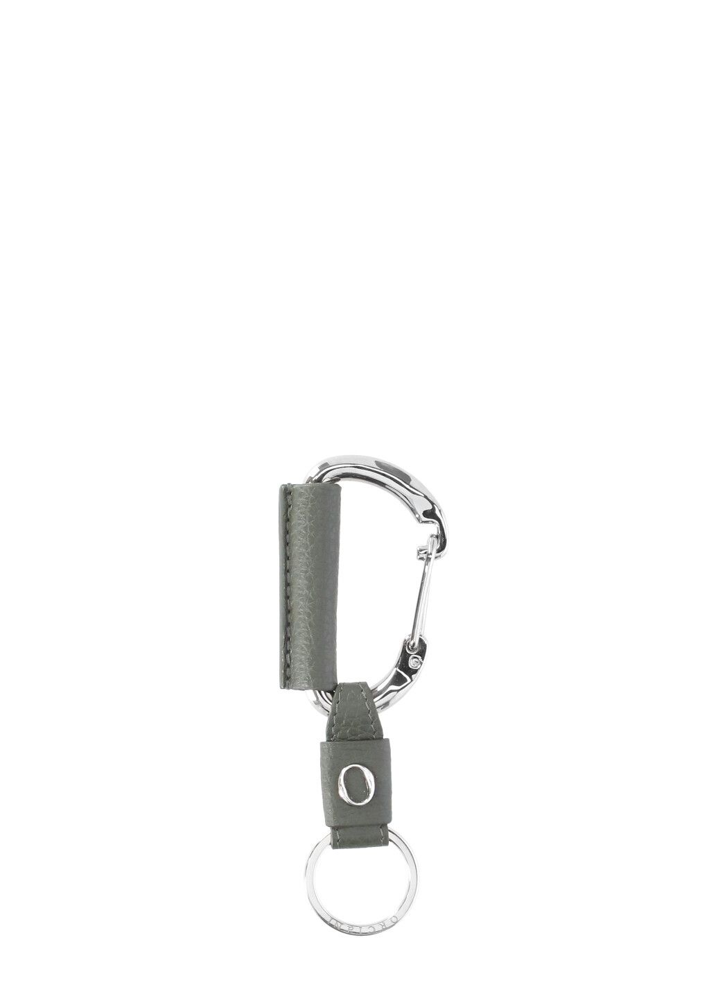 Micron leather keychain