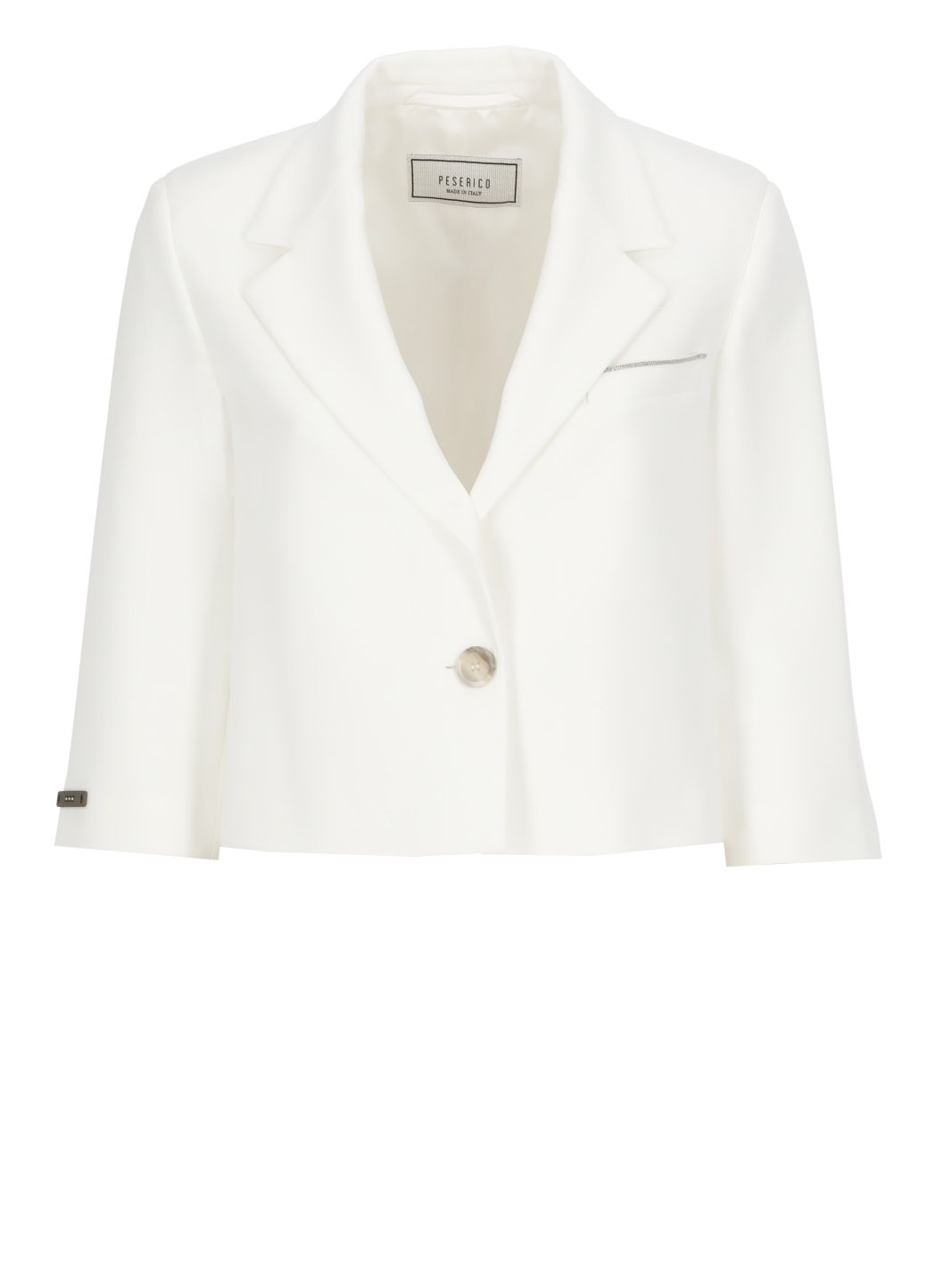 Blazer monopetto in viscosa