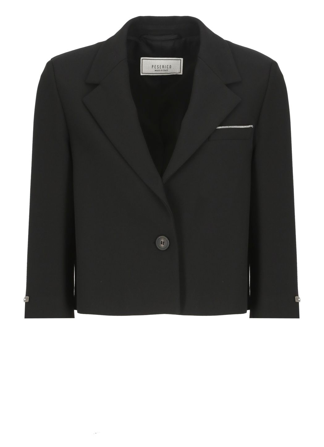 Viscose single breasted blazer