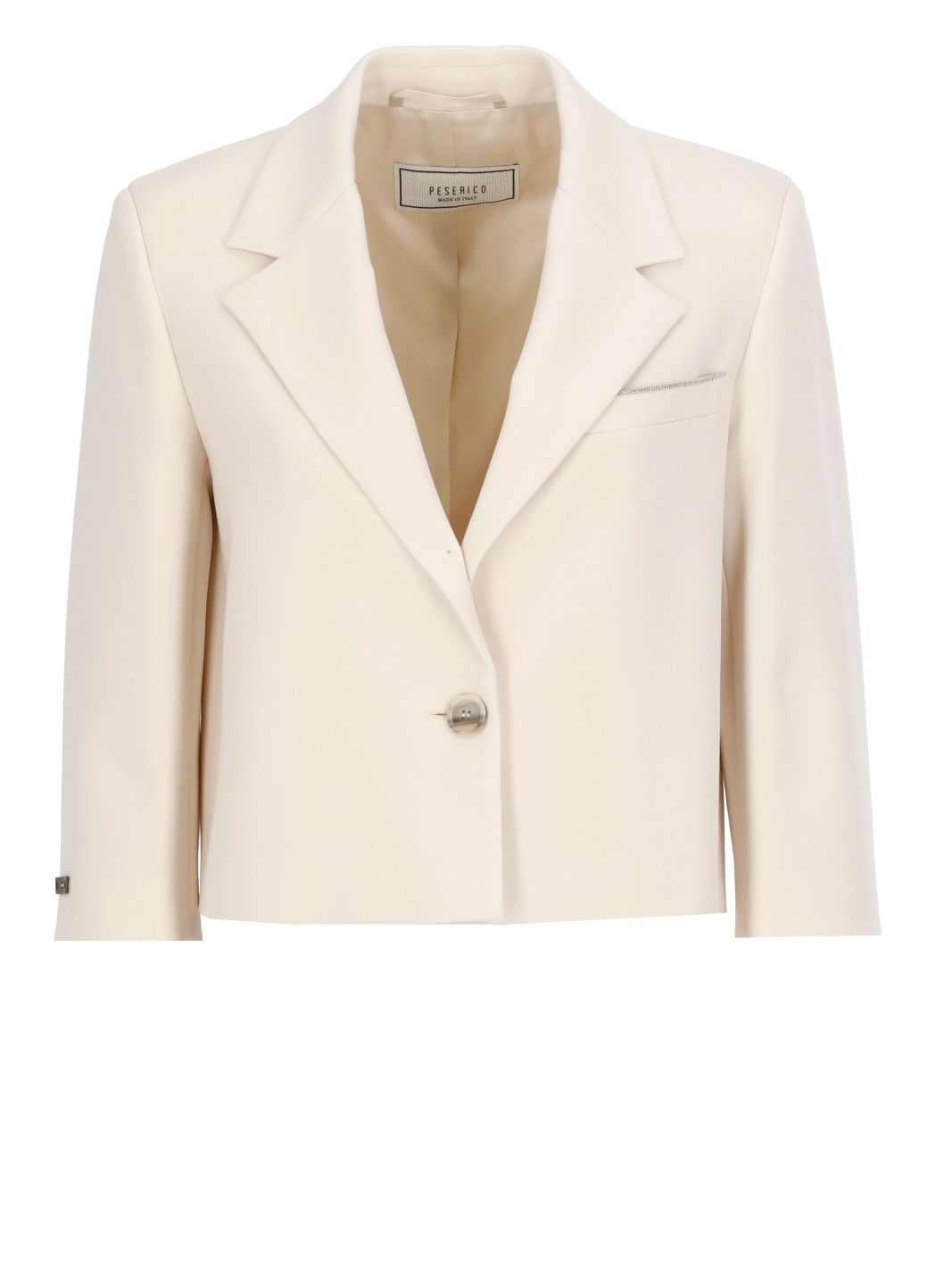 Blazer monopetto in viscosa