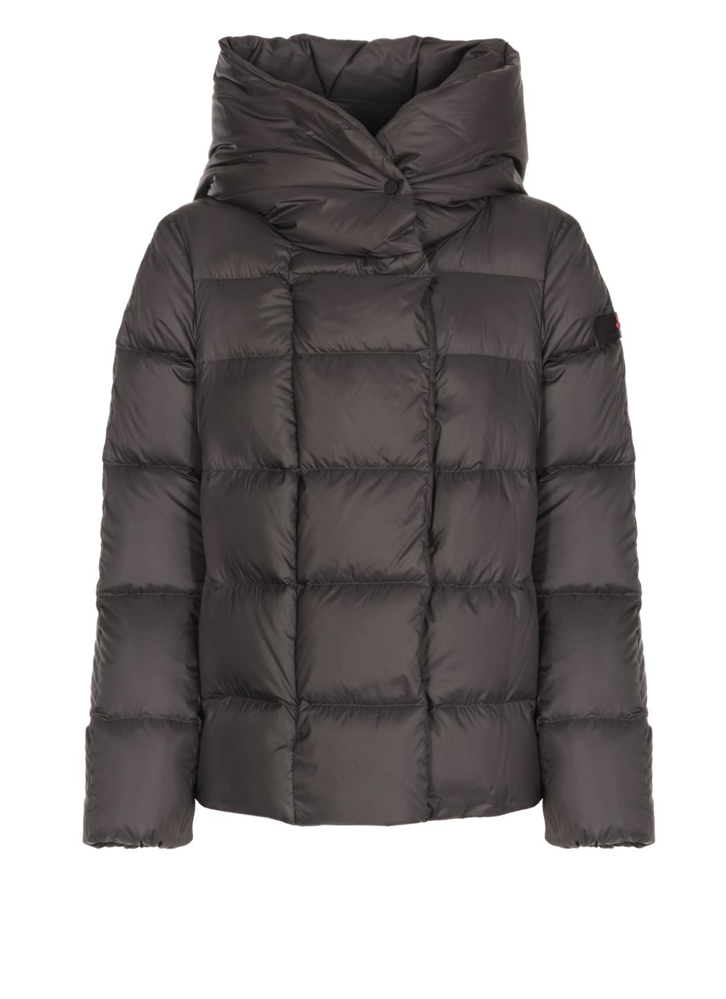 Quilted down jacket