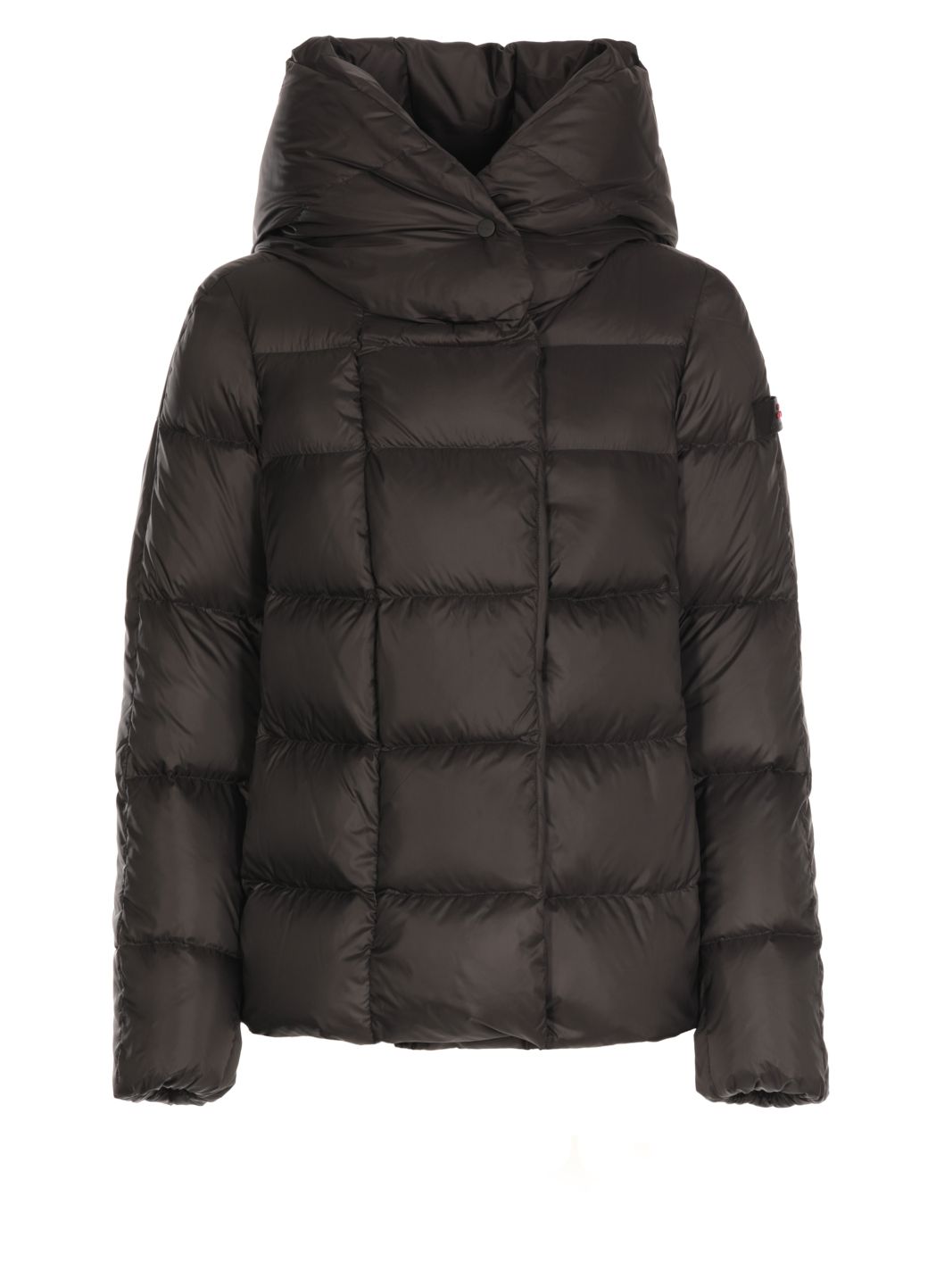 Quilted down jacket