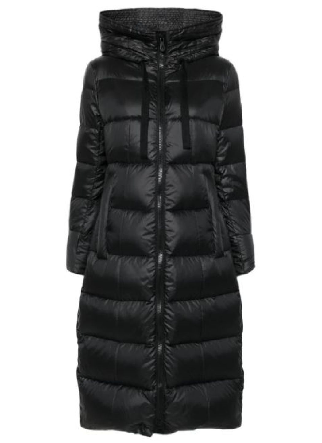 Quilted down jacket