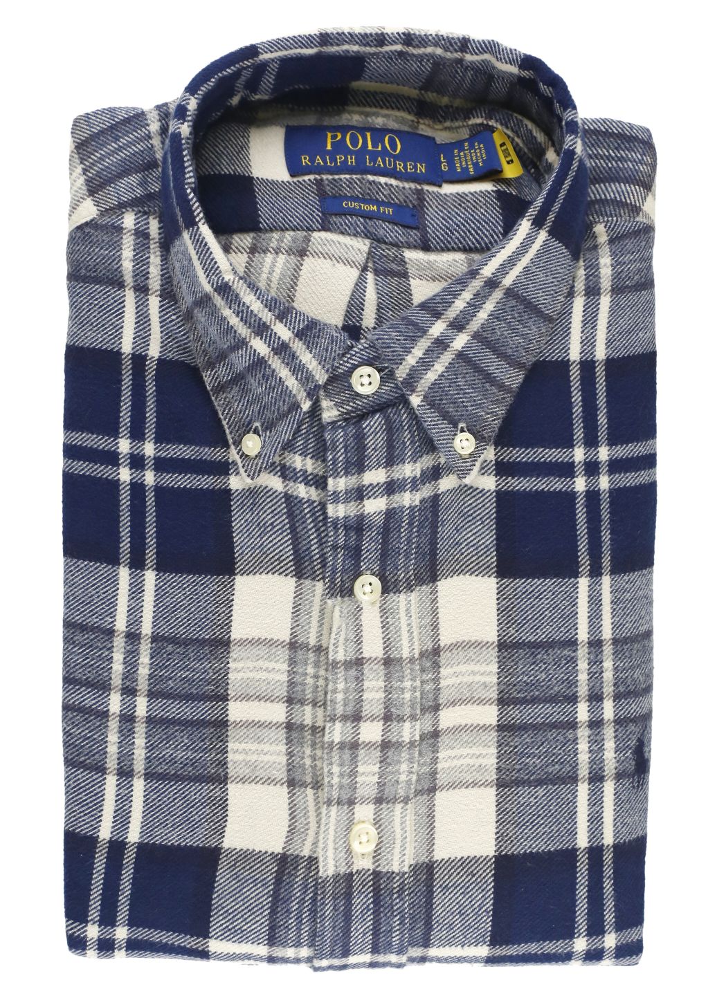 Shirt with tartan pattern