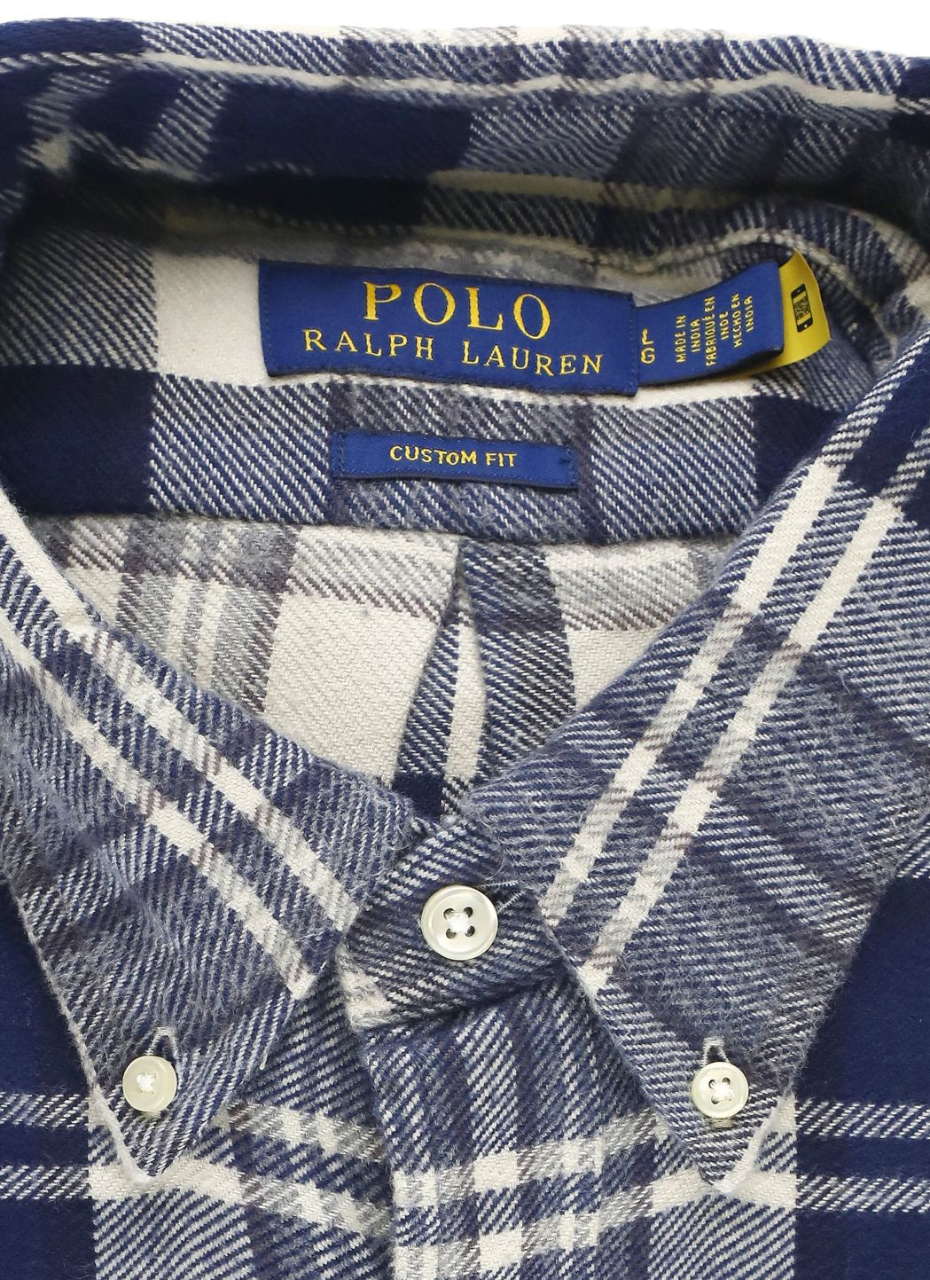 Shirt with tartan pattern