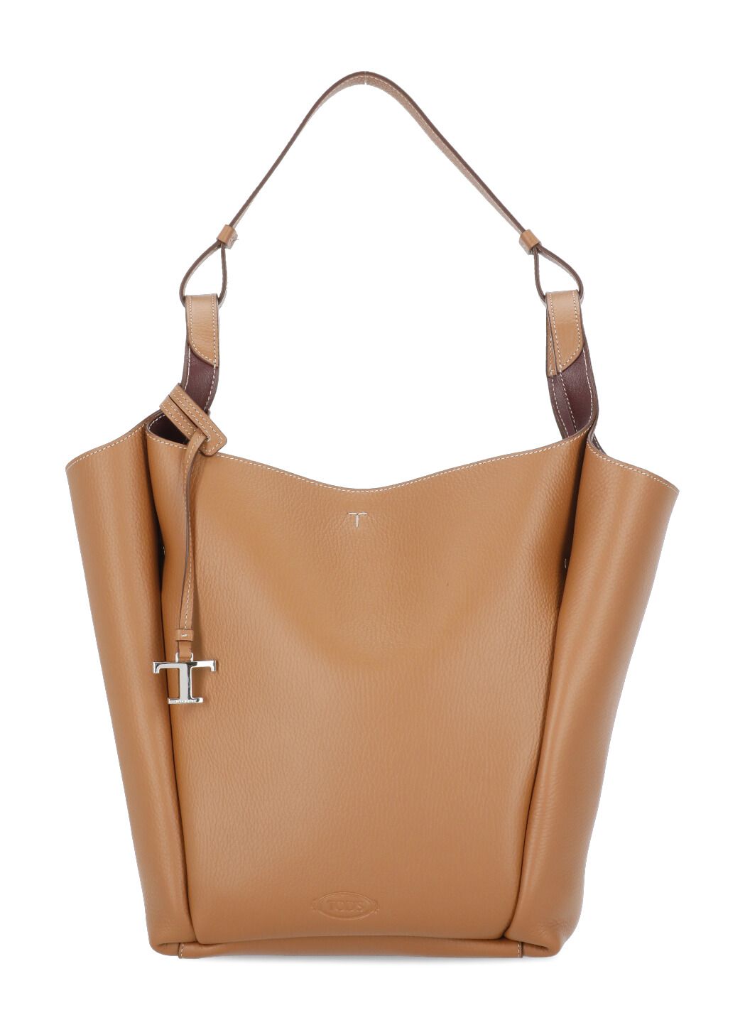 Leather shoulder bag