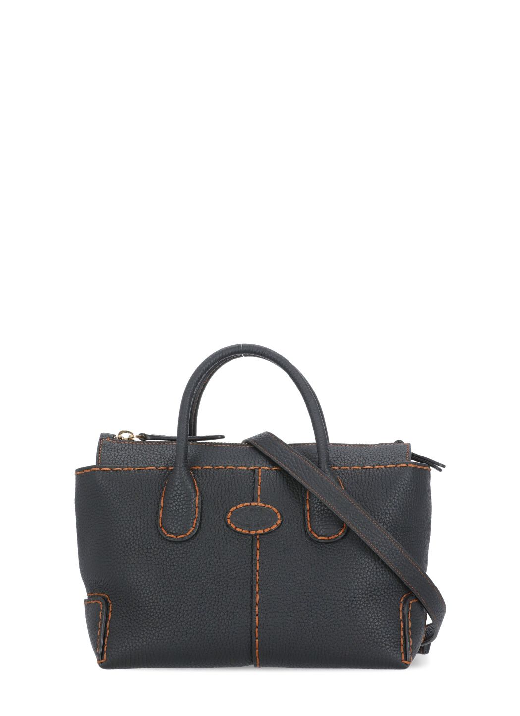 Leather shoulder bag