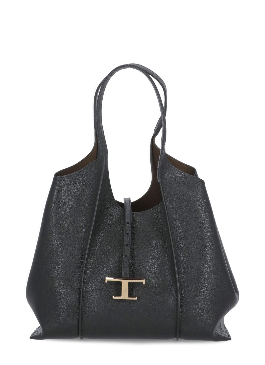 Leather shopping bag