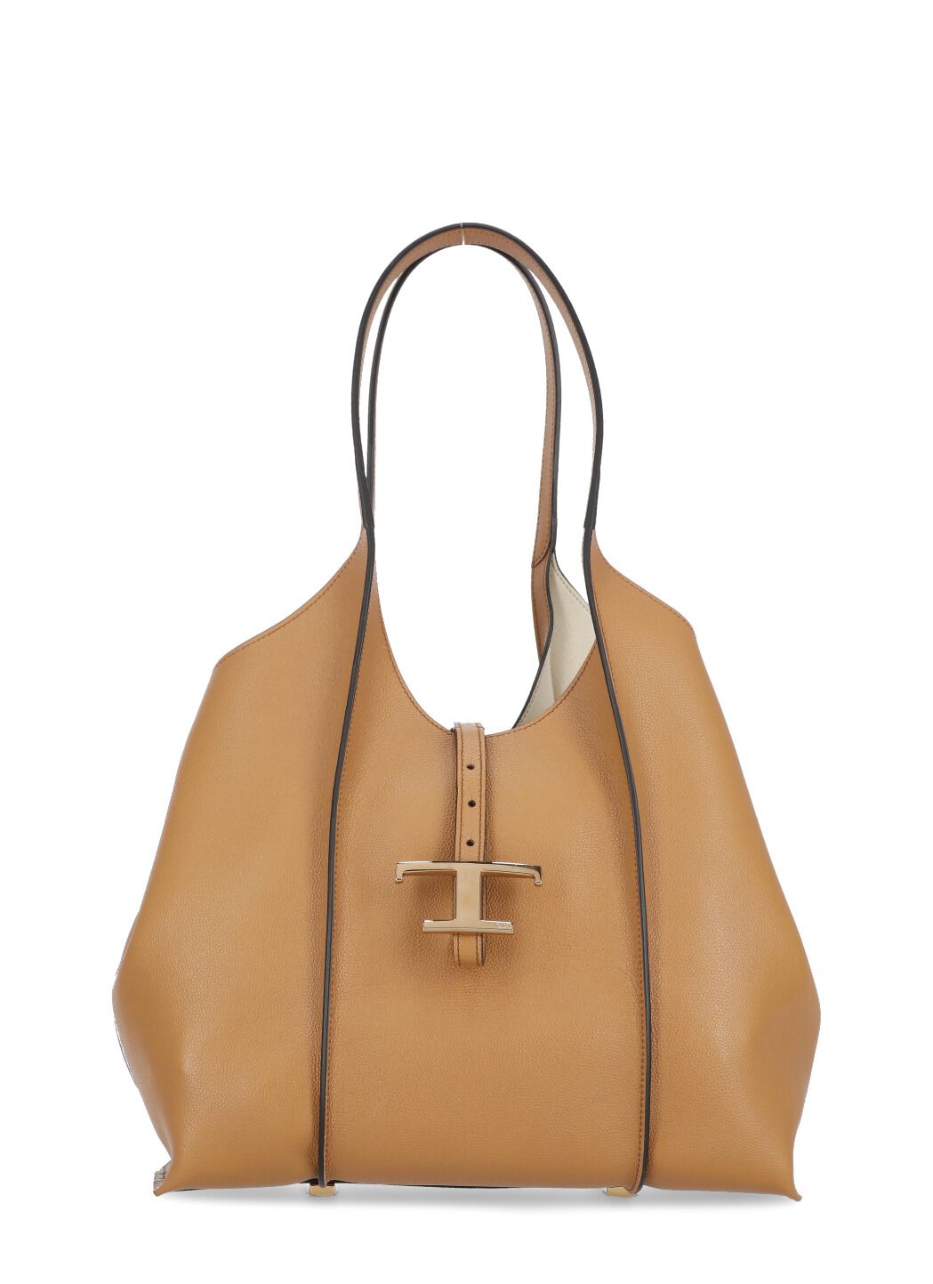 Leather shopping bag