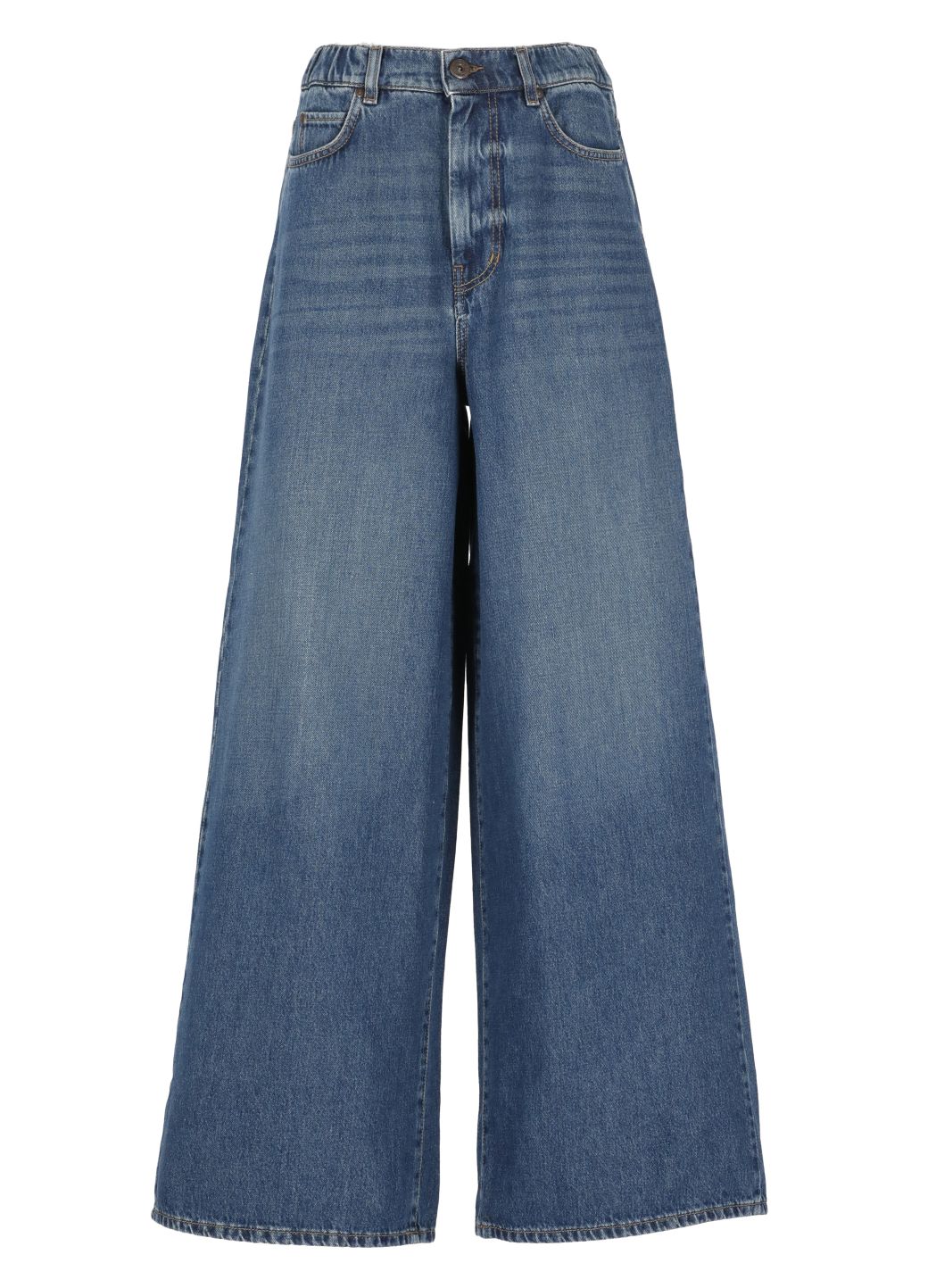 Jeans palazzo in cotone