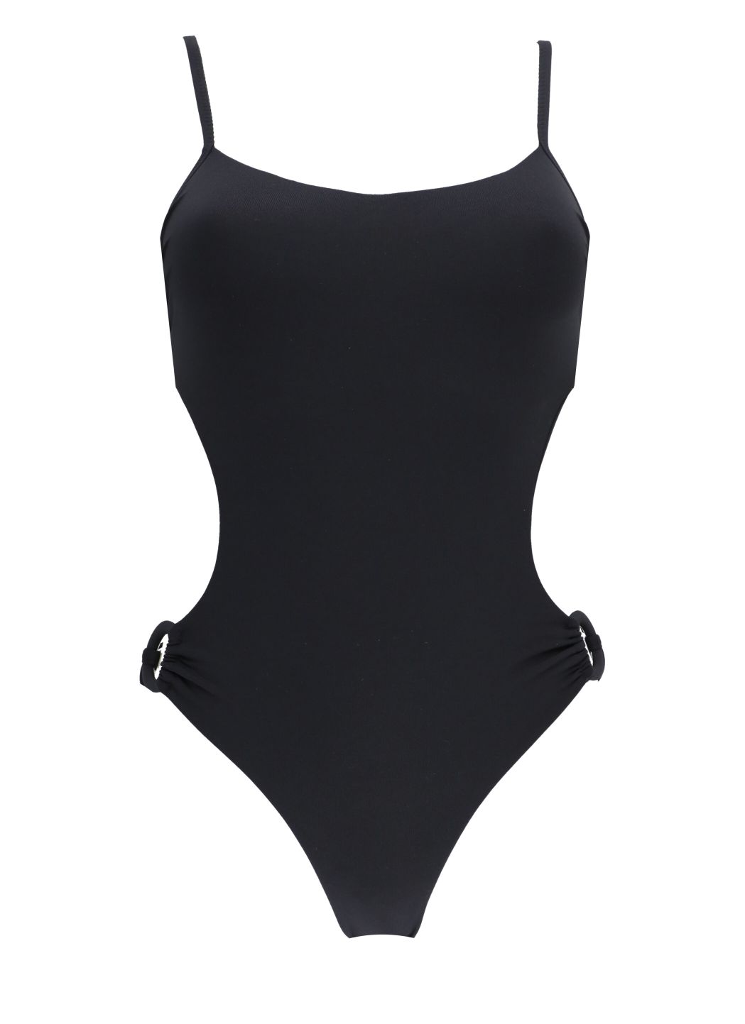 One-piece swimming suit with chain