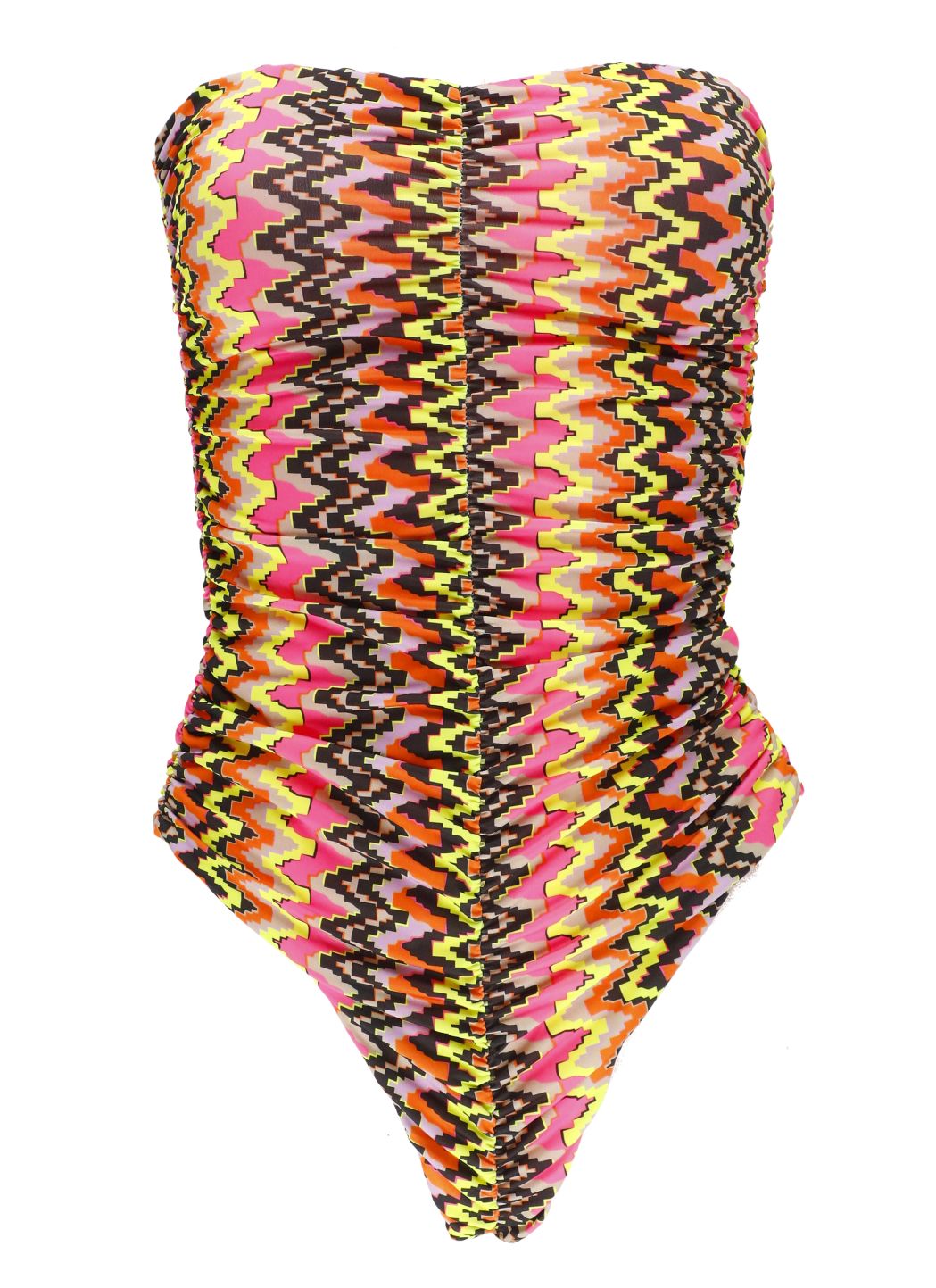 Monokini with geometric pattern