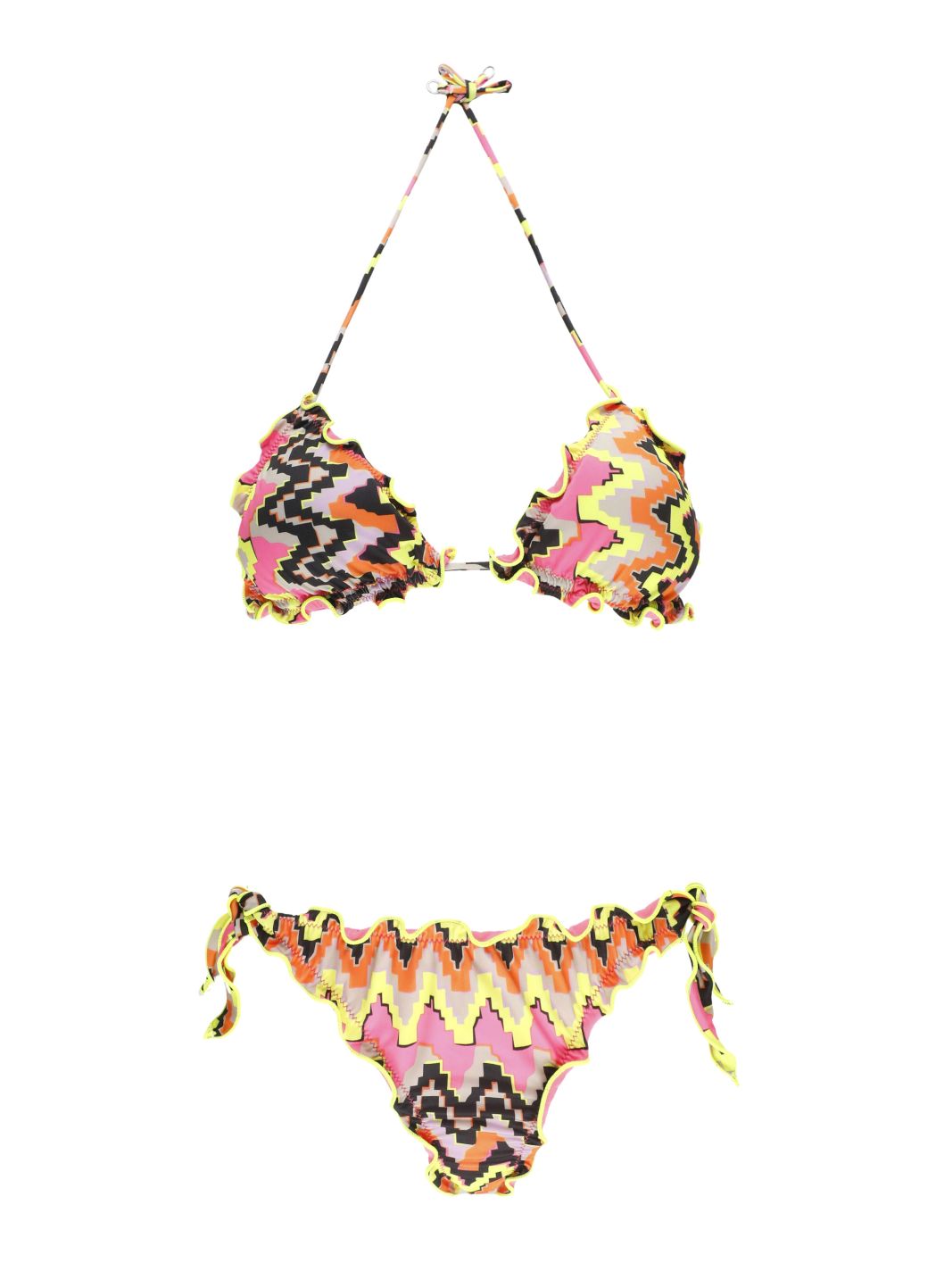 Bikini with geometric print