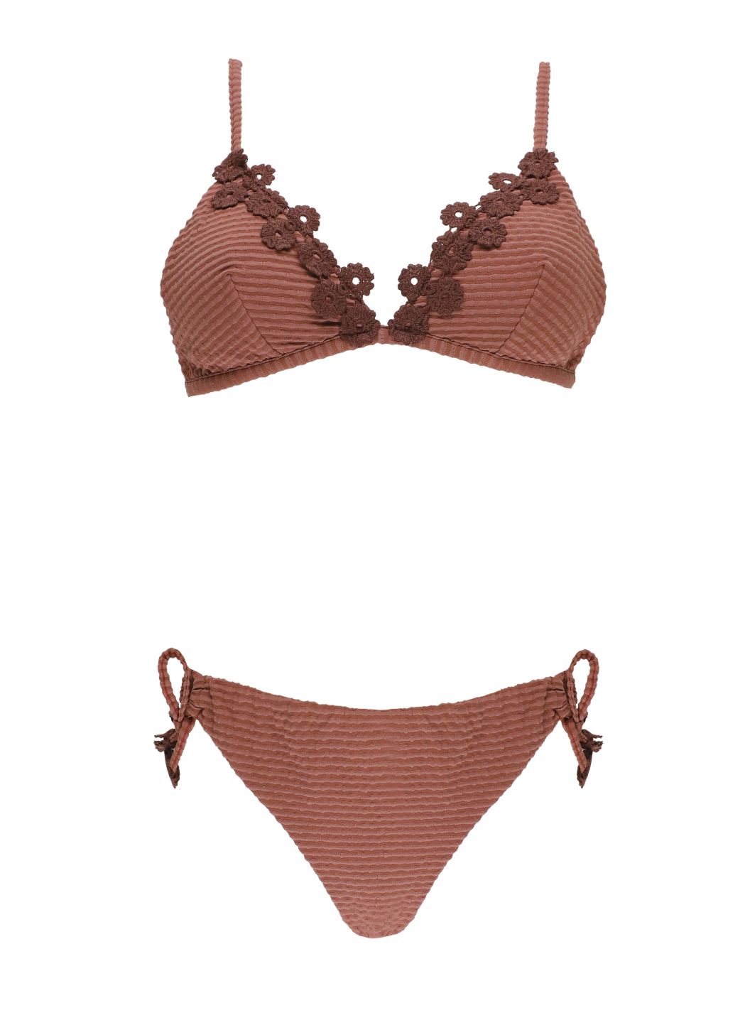 Bikini con dettagli in pizzo