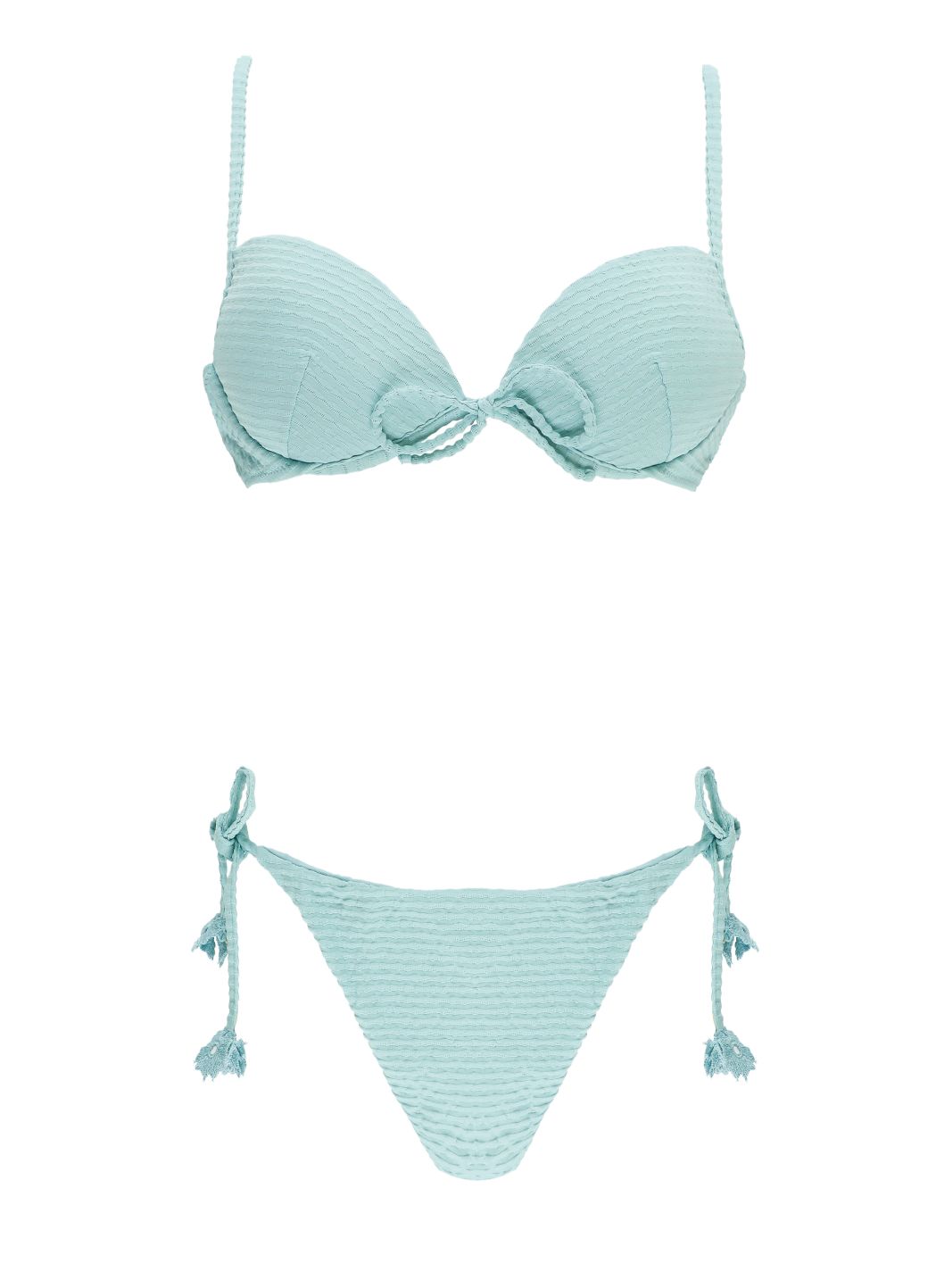 Bikini con dettagli in pizzo