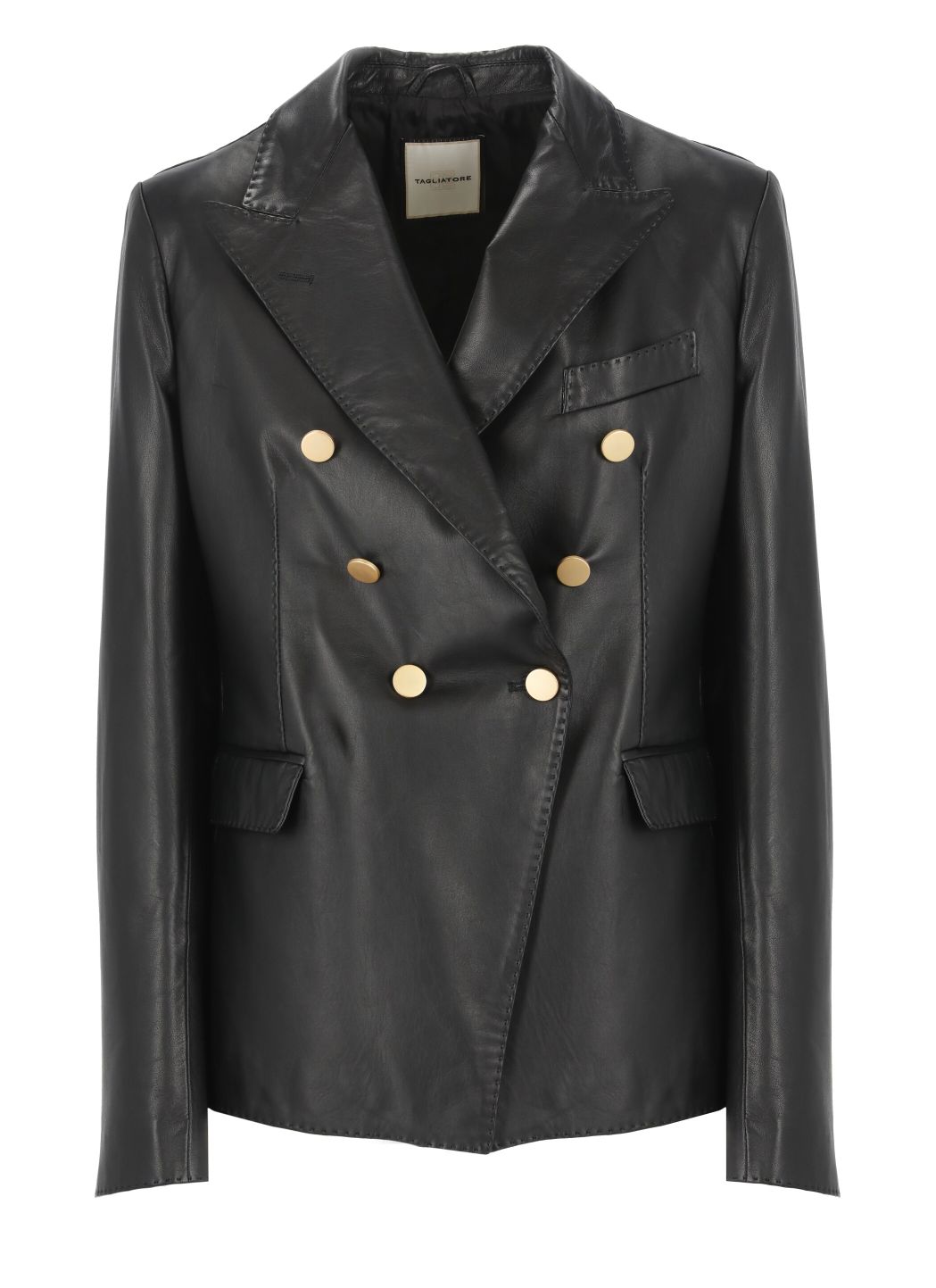 Lizzie leather blazer