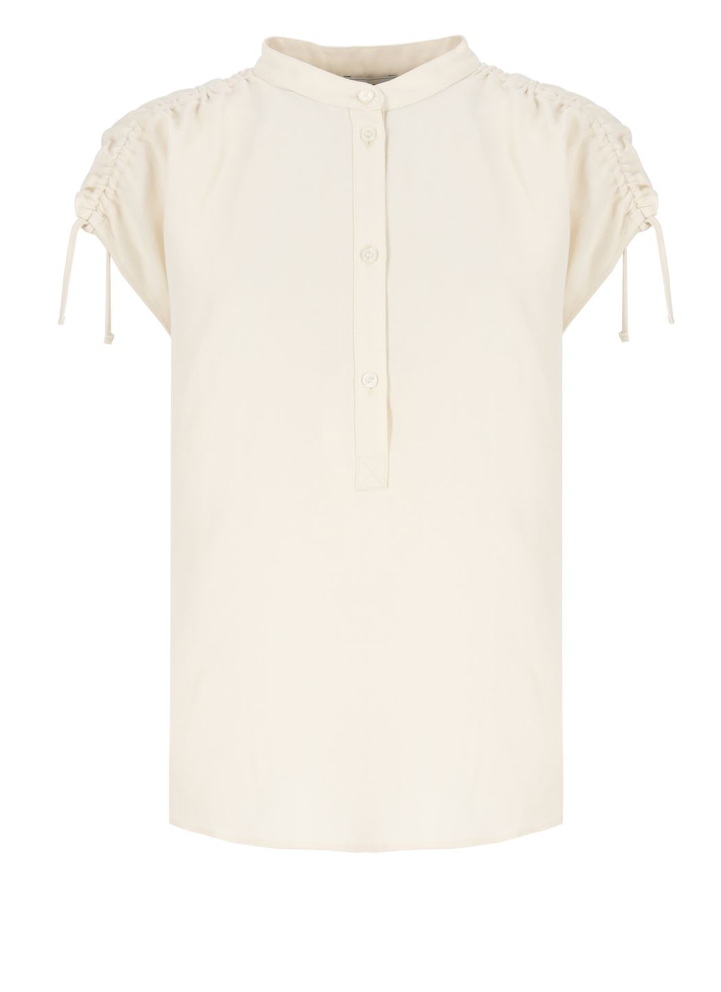 Viscose and linen shirt