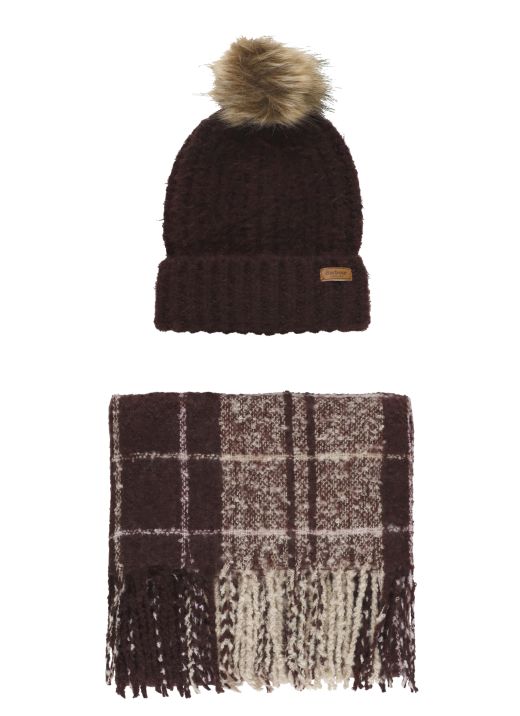 Saltburn beanie and scarf