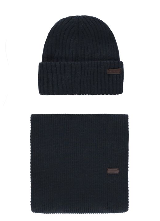 Crimdon beanie and scarf set