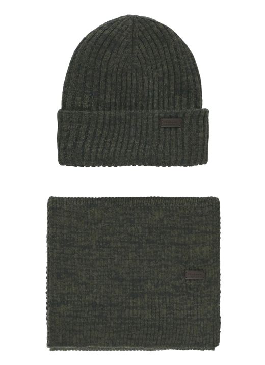 Crimdon beanie and scarf set