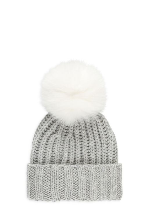 Cashmere beanie cap