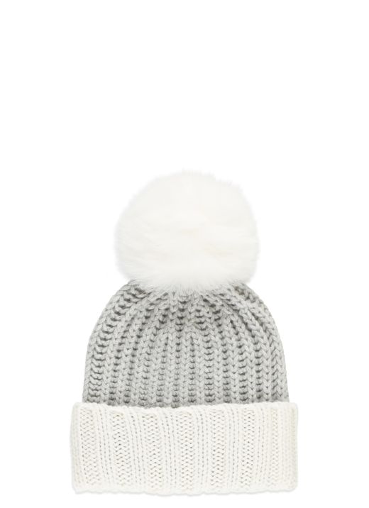 Cashmere beanie cap