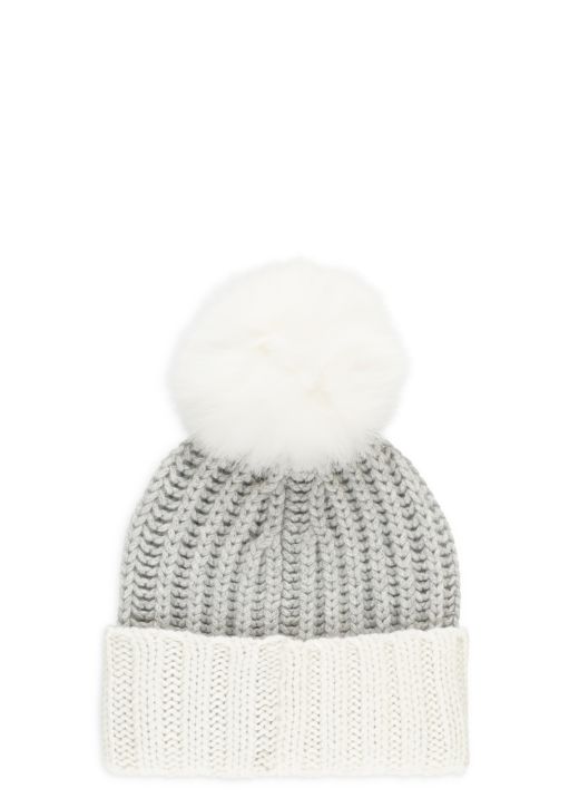 Cashmere beanie cap